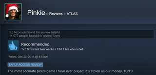 Illustration for article titled Atlas, As Told By Steam Reviews